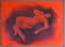 Akt in rot, 60x80 cm, Acryl