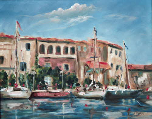 Im Hafen von Port Grimaud,Frankreich